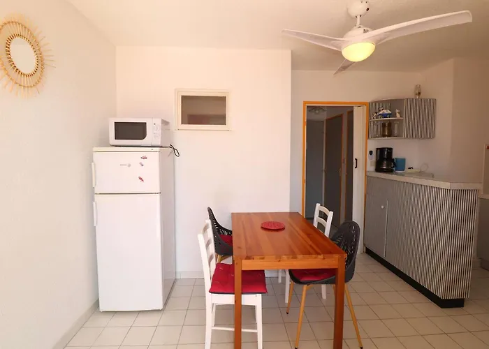 Daire 2p Avec Cabine, Grande Terrasse, Parking, 400m - Fr-1-307-129 Le Grau-du-Roi